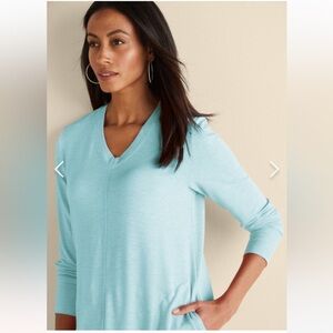 Soft Surroundings Siesta Soft Tunic. Size XL. V-neck. Pockets.